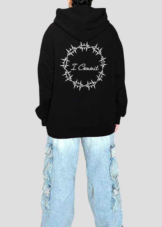 Embroidered and Printed Last Words of Christ Hoodies