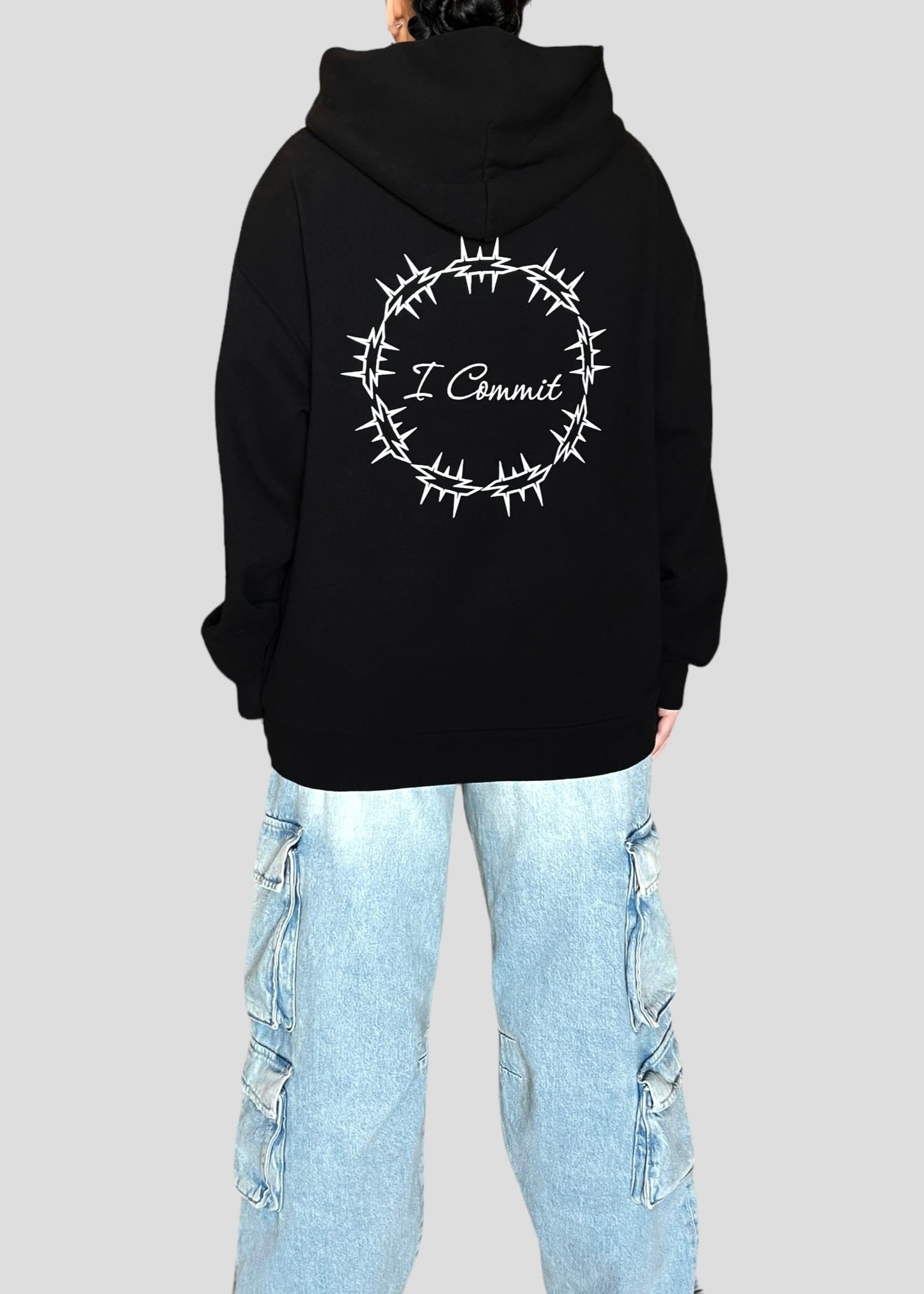 [READY TO SHIP] Embroidered and Printed Last Words of Christ Hoodies