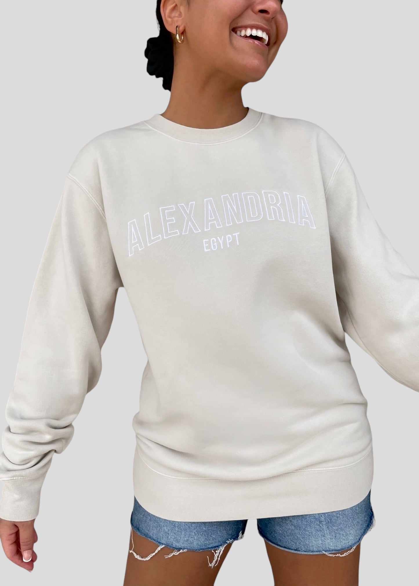 [Customizable] Embroidered City-Country Sweatshirts