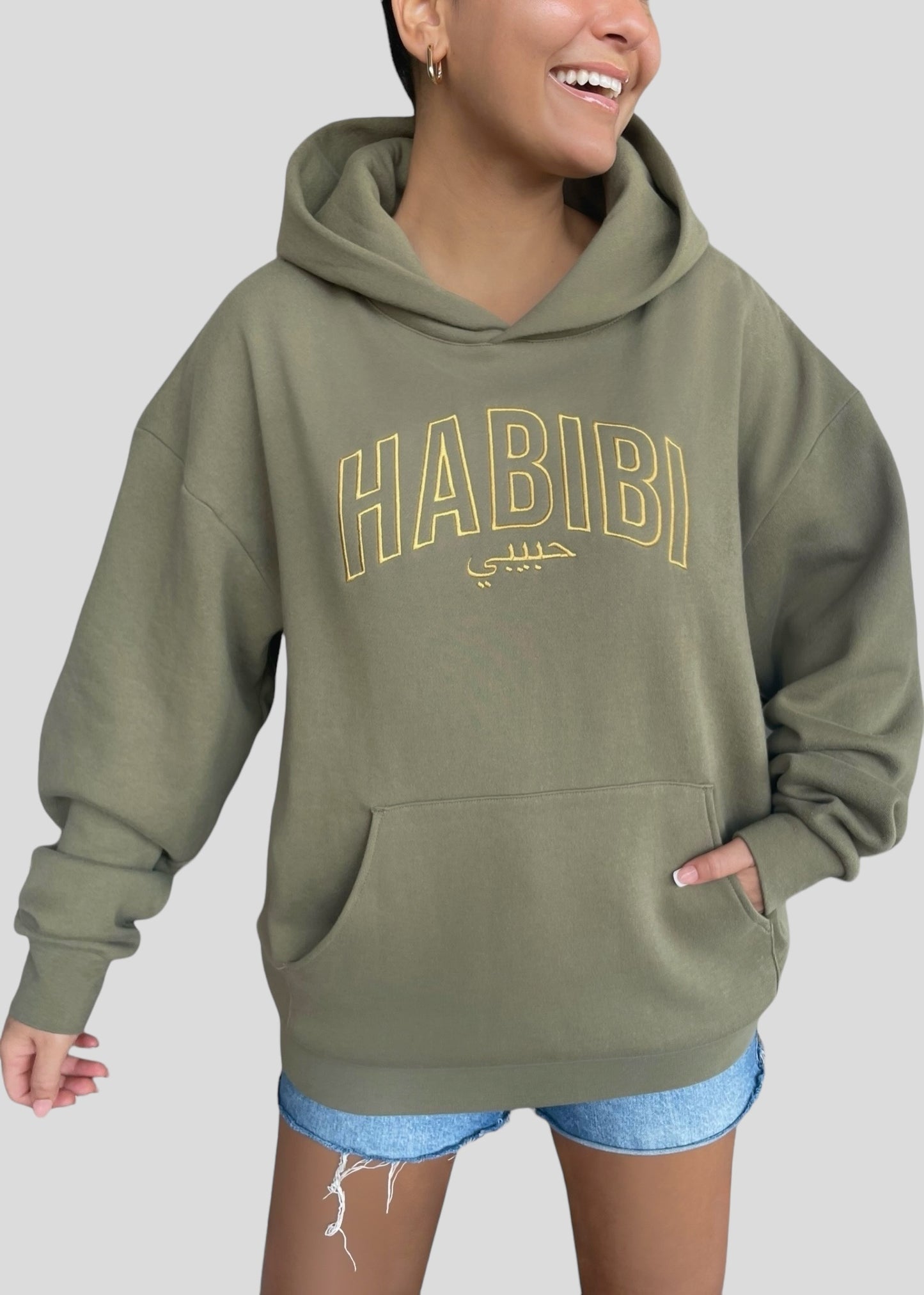 [Customizable] Embroidered Habibi Sweatshirts