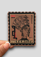 Nefertiti - Egypt Postage Stamp Vinyl Sticker