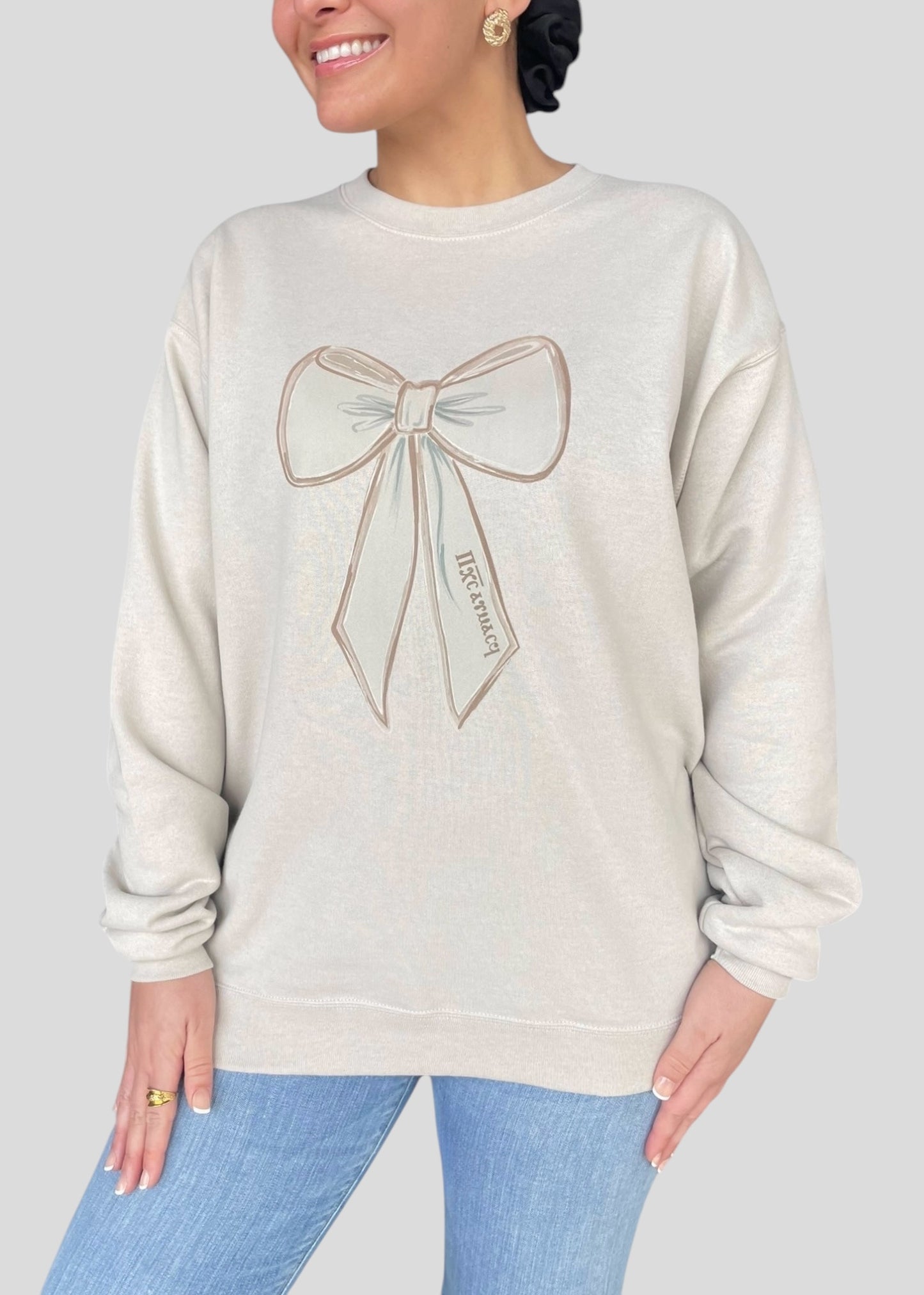 Coptic Christ is Born Bow Sweatshirts