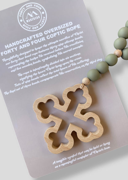 Oversized Forty and Four Coptic Rope