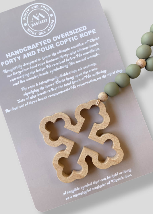 OVERSIZED FORTY AND FOUR COPTIC ROPE