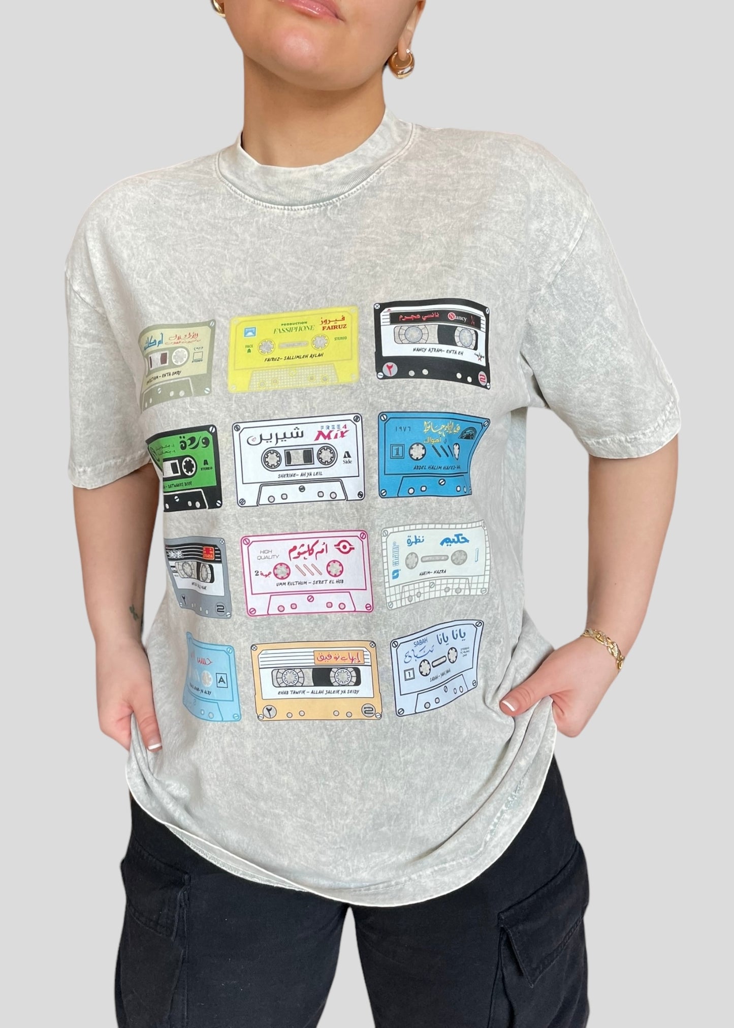 Arabic Cassette Collection Tees