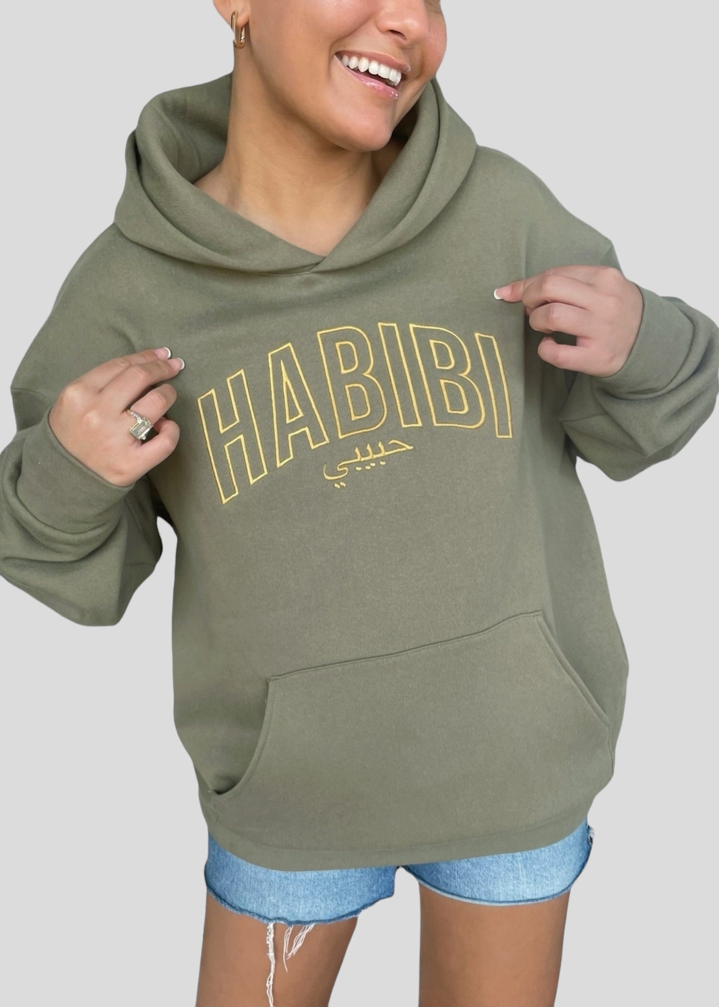 [Customizable] Embroidered Habibi Sweatshirts