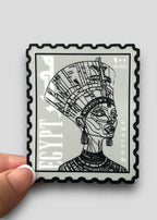 Nefertiti - Egypt Postage Stamp Vinyl Sticker