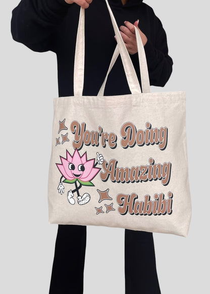 You're Doing Amazing Habibi Jumbo Tote