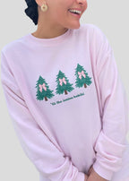 'Tis The Season Habibi- Coquette Christmas Tree Sweatshirts