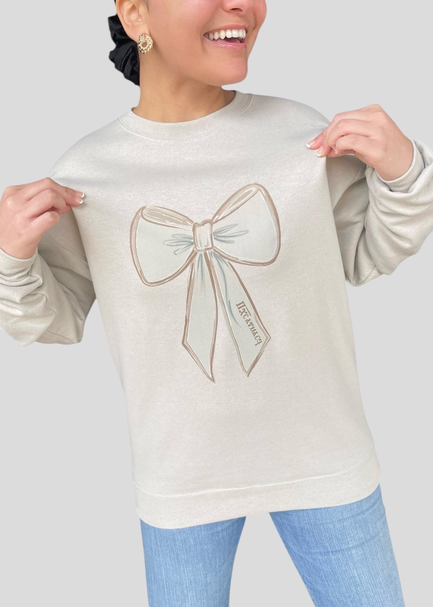 [READY TO SHIP] Coptic Christ is Born Bow Sweatshirts