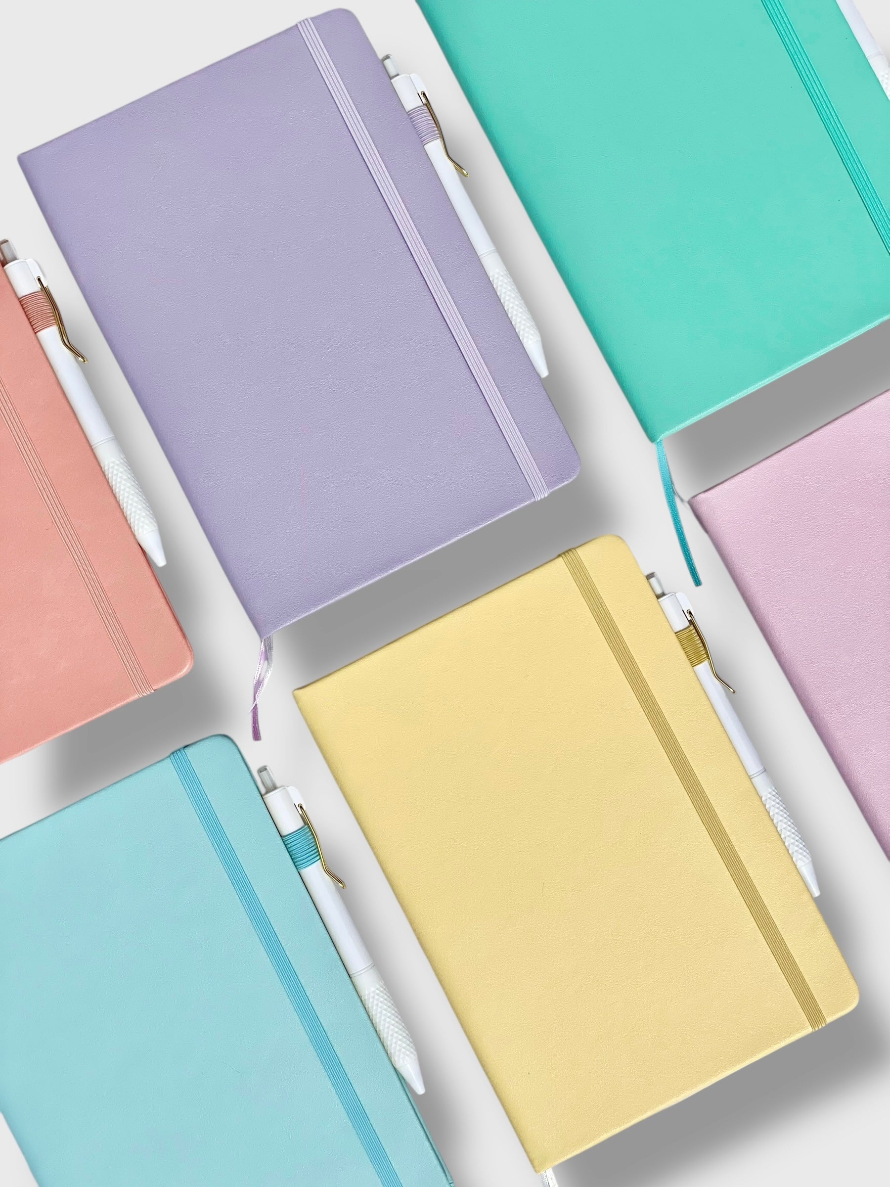 Limited Edition Pastel Customizable Coptic Cross Journals [Textured]