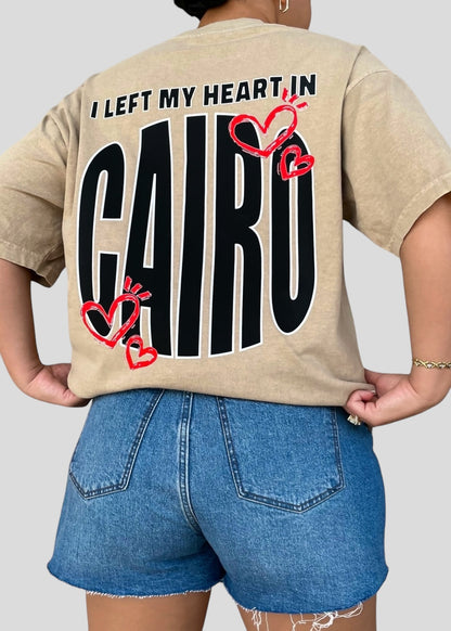 [Customizable] I Left My Heart In Cairo Tees