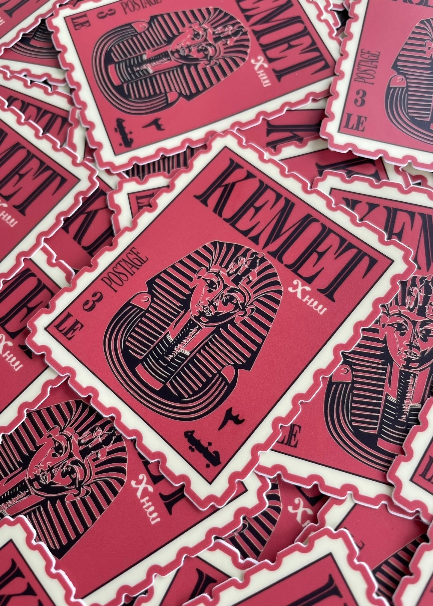 Kemet - King Tut Postage Stamp Vinyl Sticker