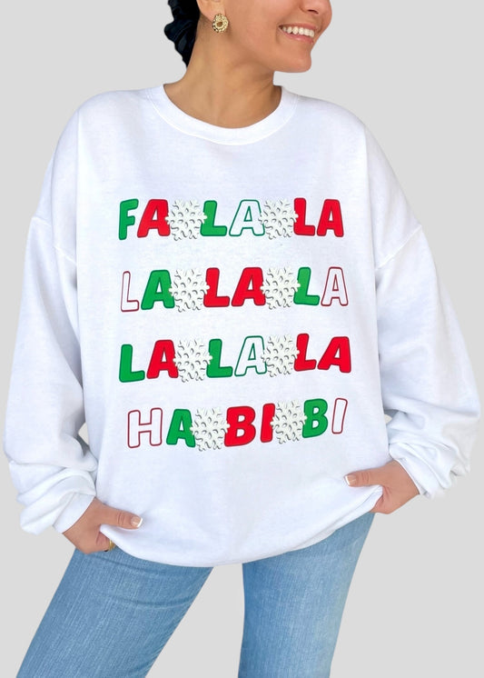 [READY TO SHIP] Fa La La Habibi Sweatshirts