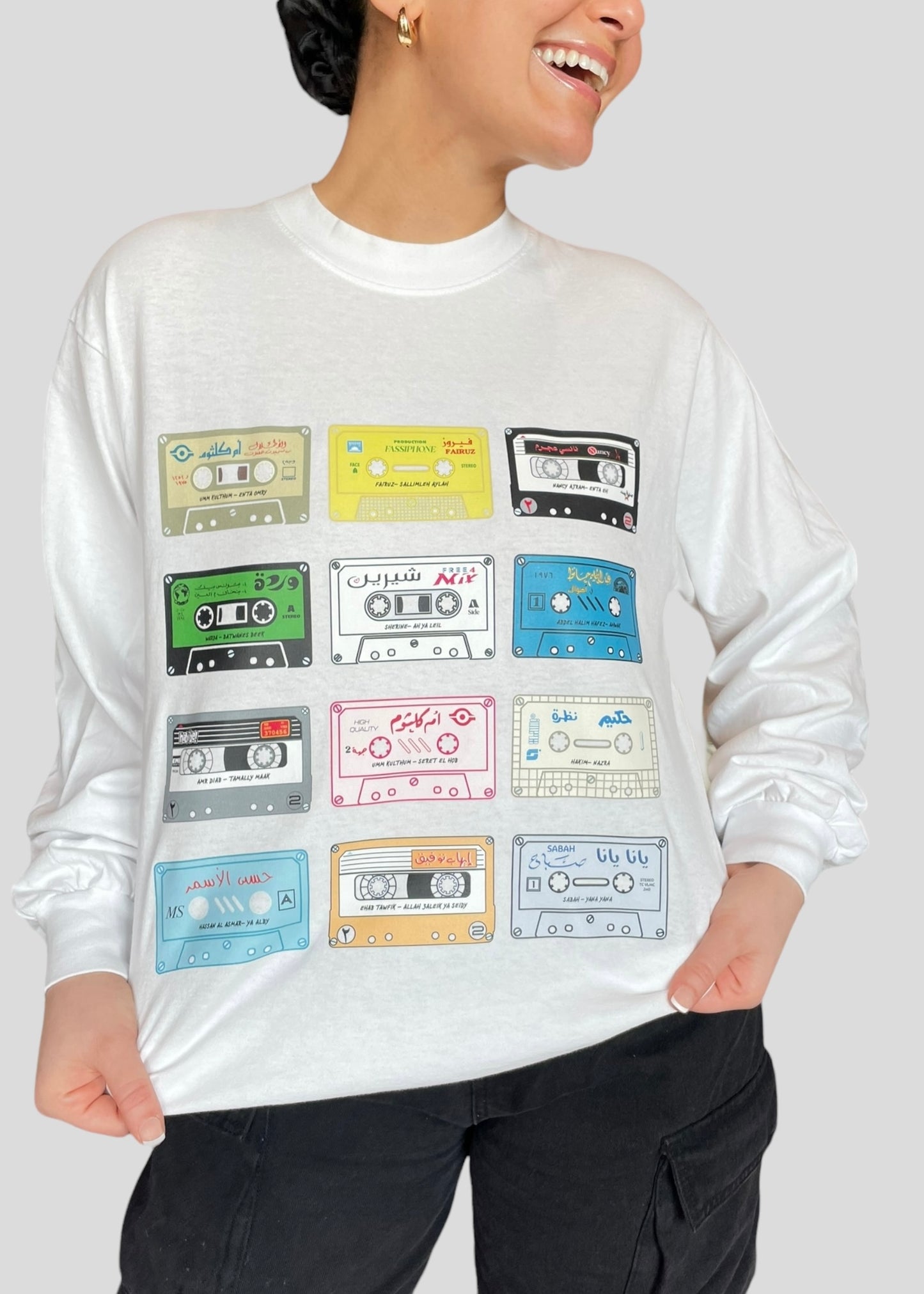 Arabic Cassette Collection Tees