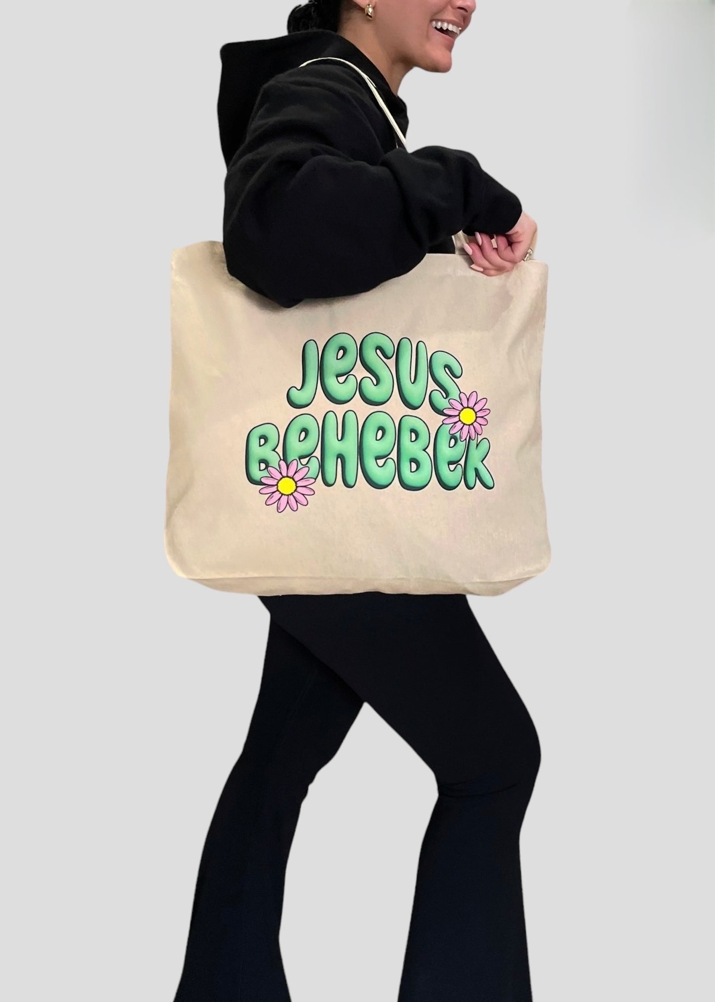 Jesus Behebek Jumbo Tote