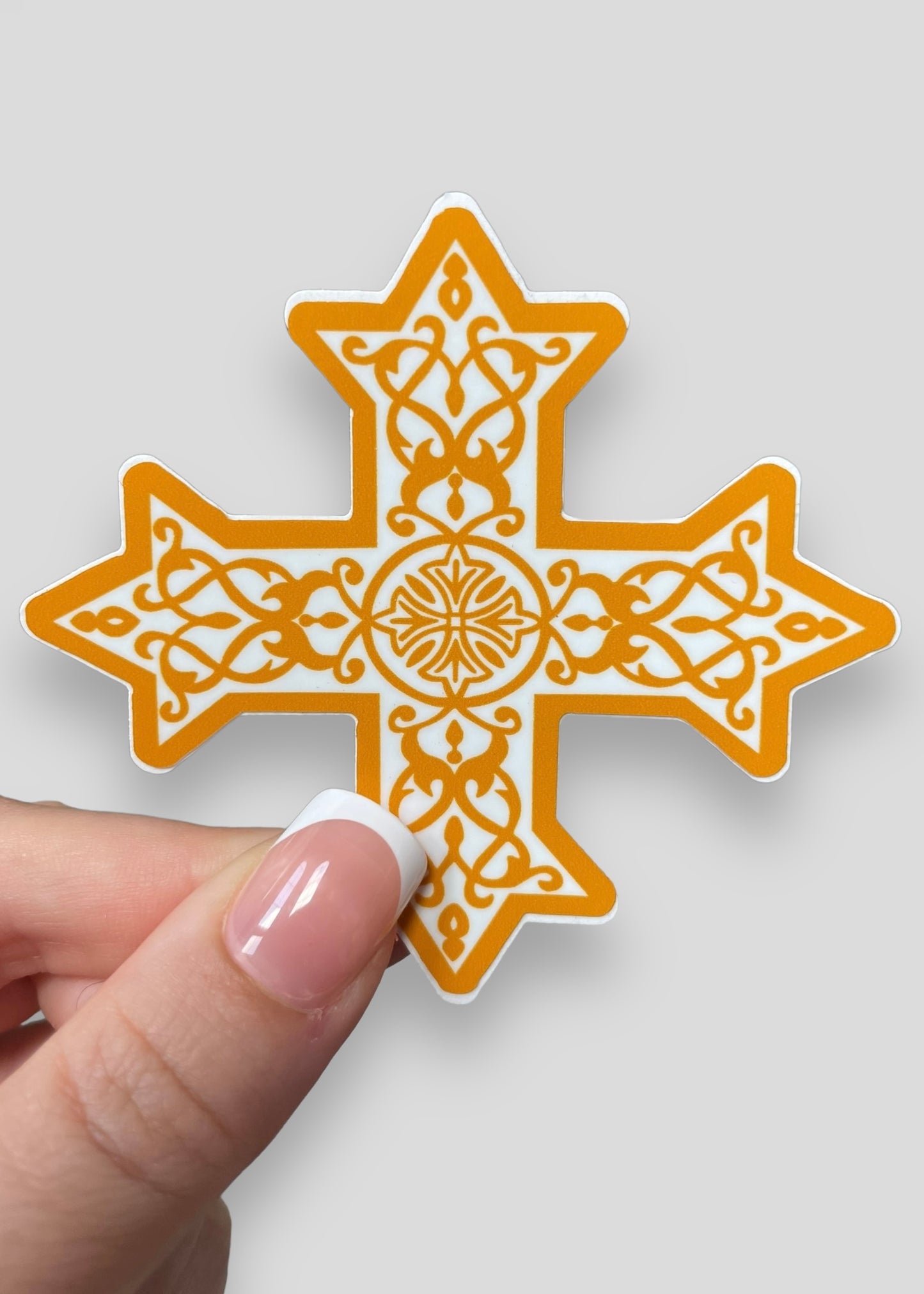 Coptic Cross Vinyl Sticker