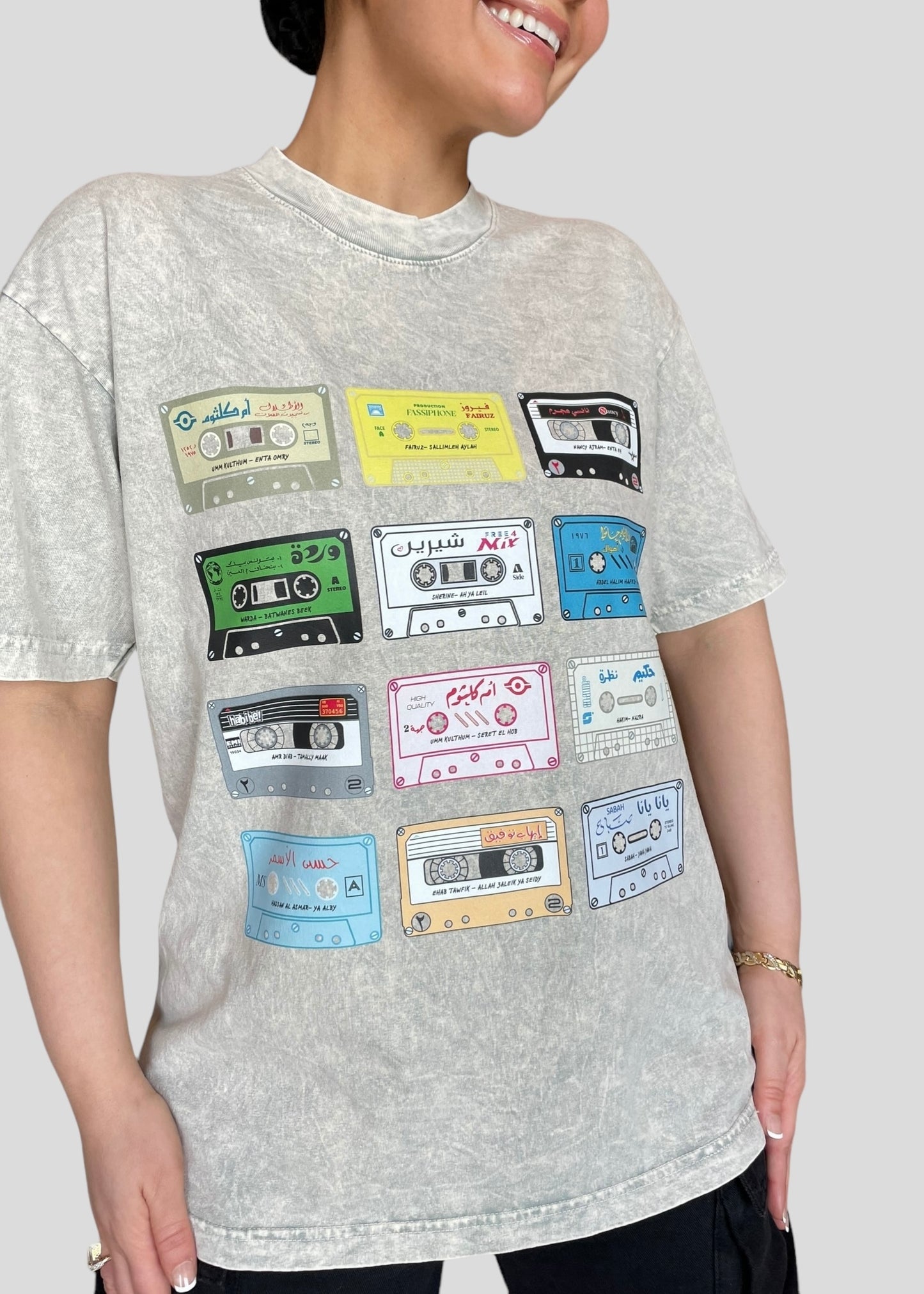 Arabic Cassette Collection Tees