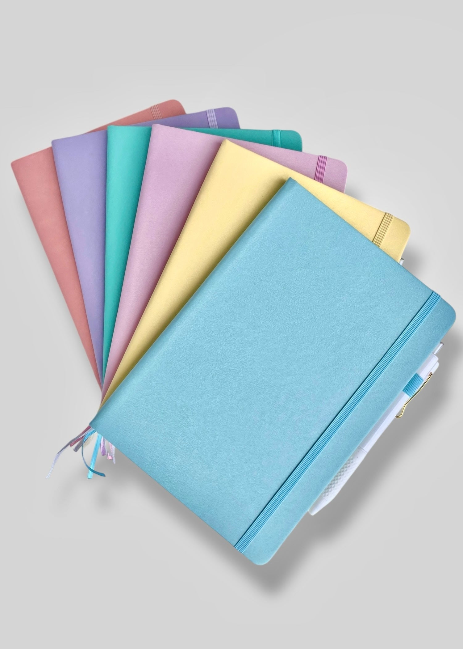 Limited Edition Pastel Customizable Coptic Cross Journals [Textured]