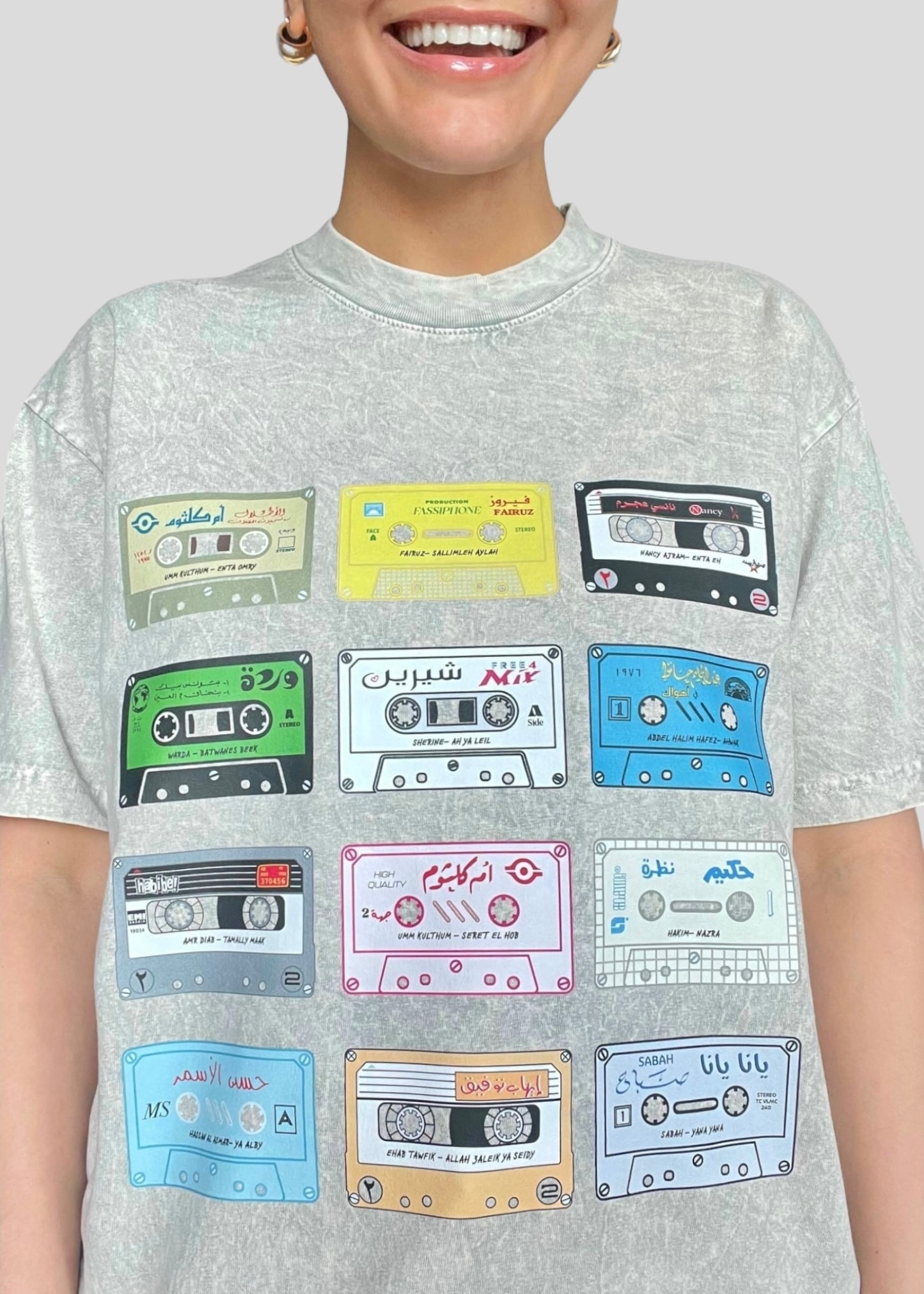 Arabic Cassette Collection Tees