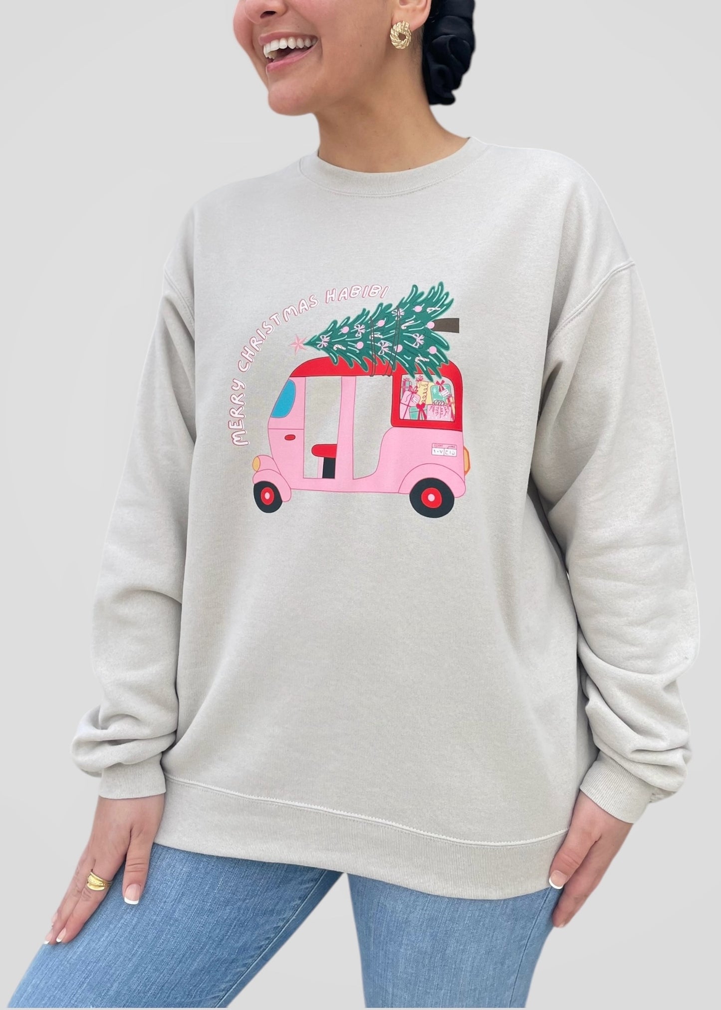 Merry Christmas Habibi Tuk Tuk Sweatshirts