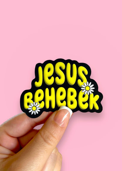 Jesus Behebek Vinyl Sticker (Jesus Loves You)