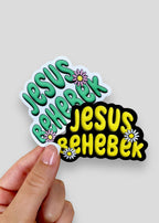 Jesus Behebek Vinyl Sticker (Jesus Loves You)