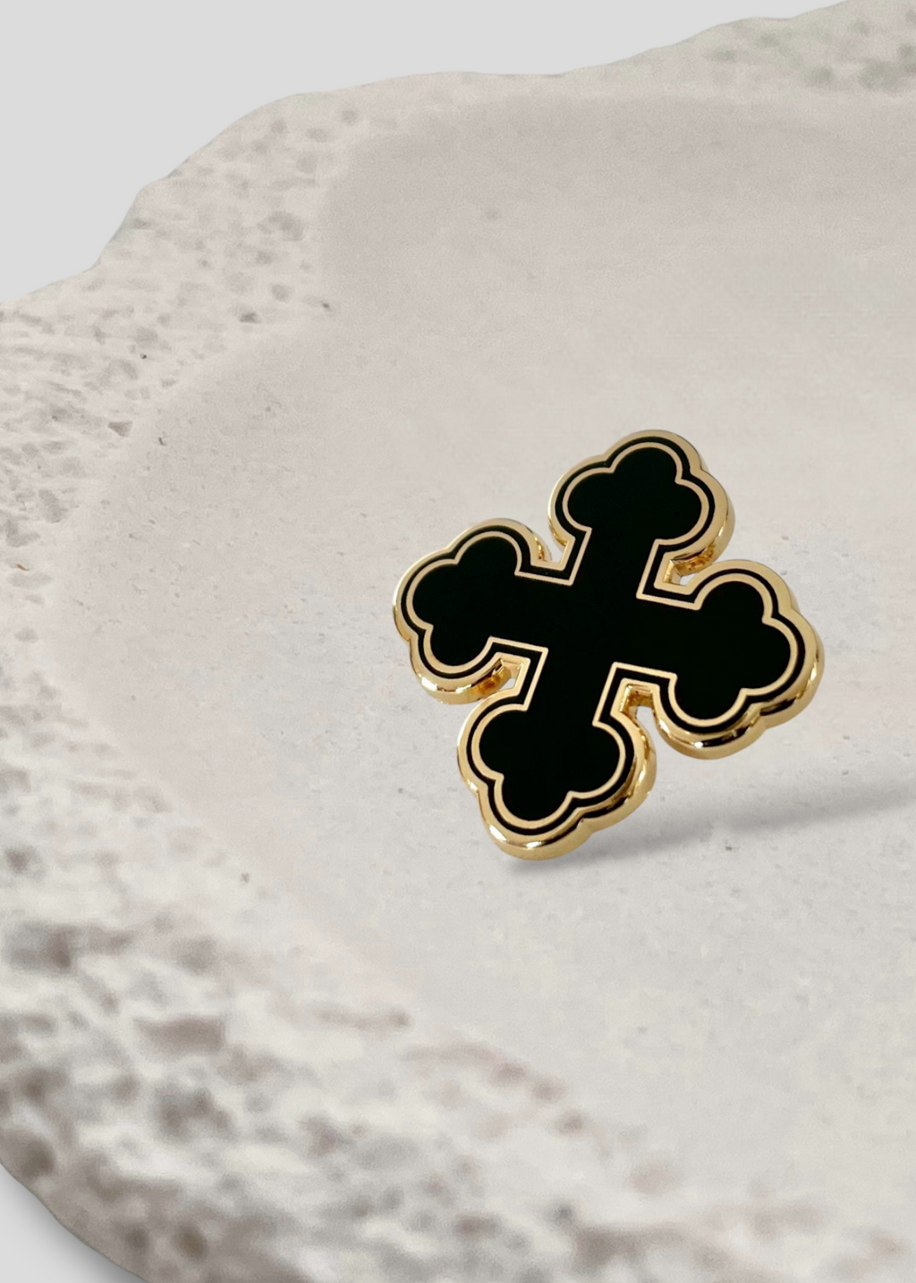 Round Coptic Cross Pins