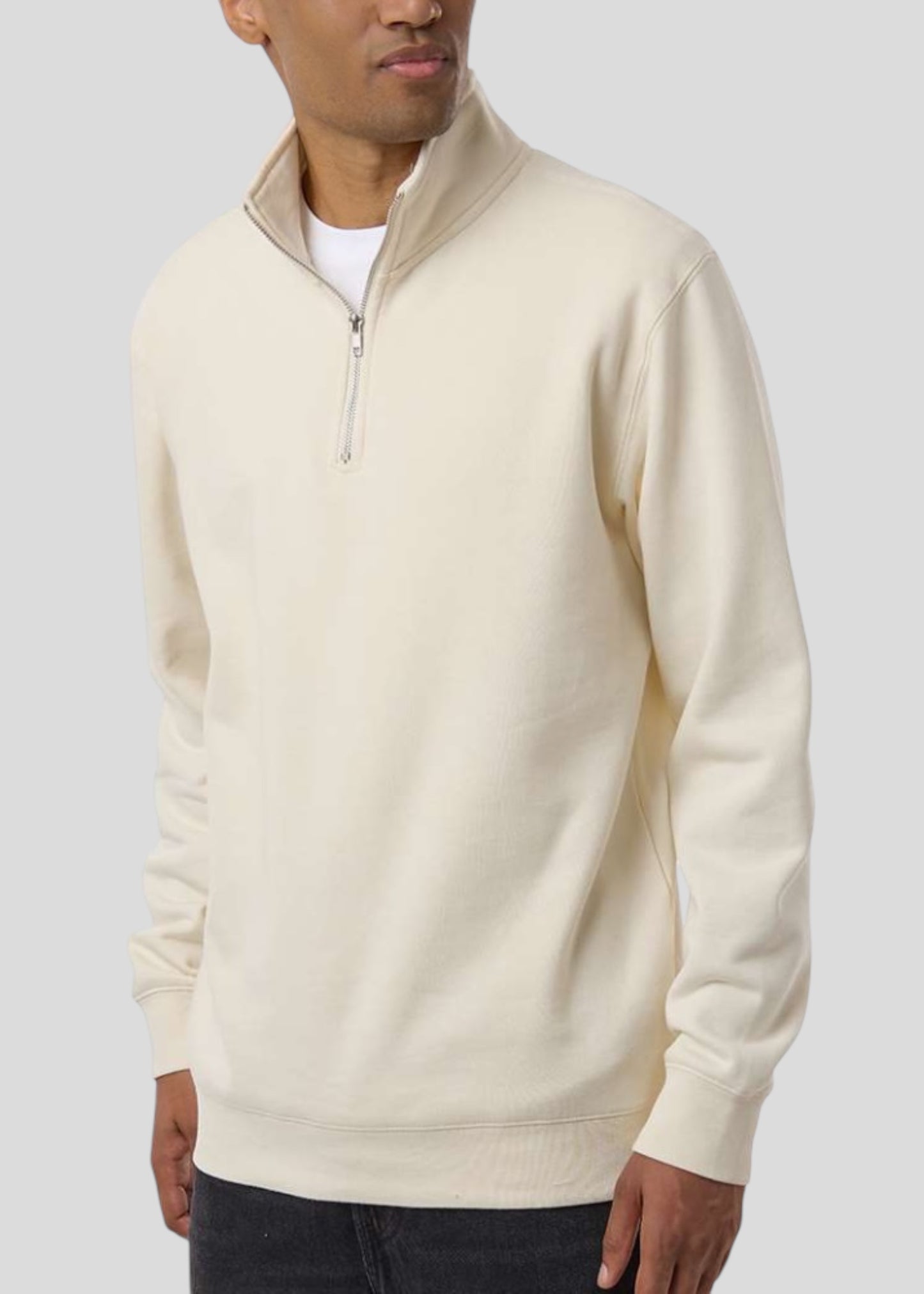 [Customizable] Embroidered Coptic Cross Quarter-Zip Sweatshirts