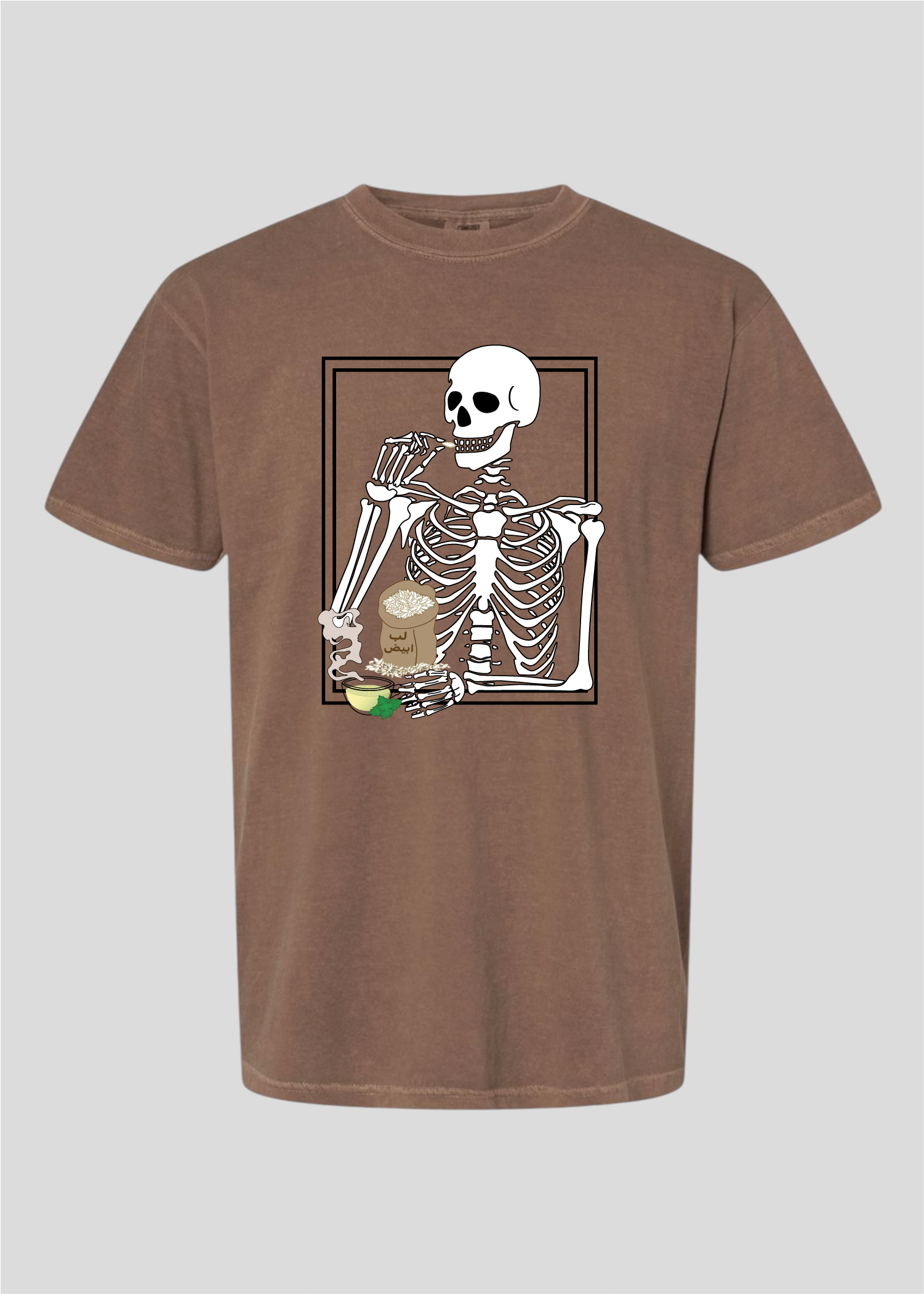 Skeleton Lib (Pumpkin Seeds) and Tea Tee