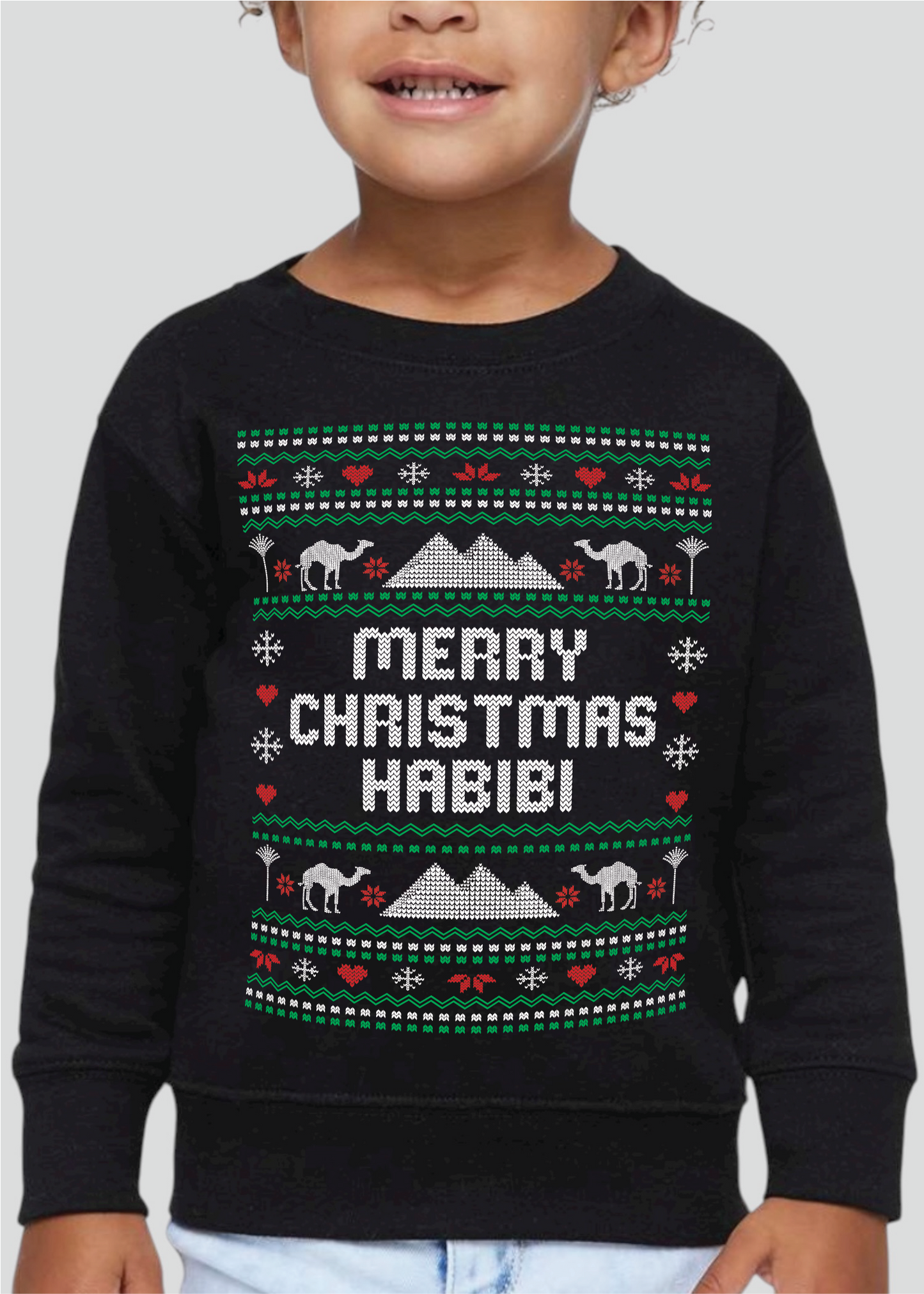 Merry Christmas Habibi - Ugly Christmas Sweatshirts [Adult, Youth & Toddler]