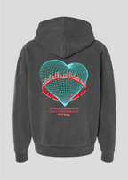 For God So Loved The World Globe Heart  Hoodie [John 3:16]