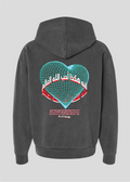 For God So Loved The World Globe Heart  Hoodie [John 3:16]