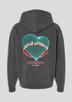 For God So Loved The World Globe Heart  Hoodie [John 3:16]