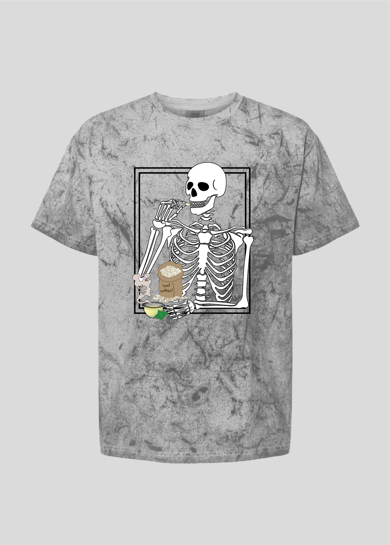 Skeleton Lib (Pumpkin Seeds) and Tea Tee