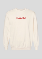 Embroidered Custom Text Crewneck