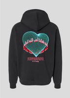 For God So Loved The World Globe Heart  Hoodie [John 3:16]