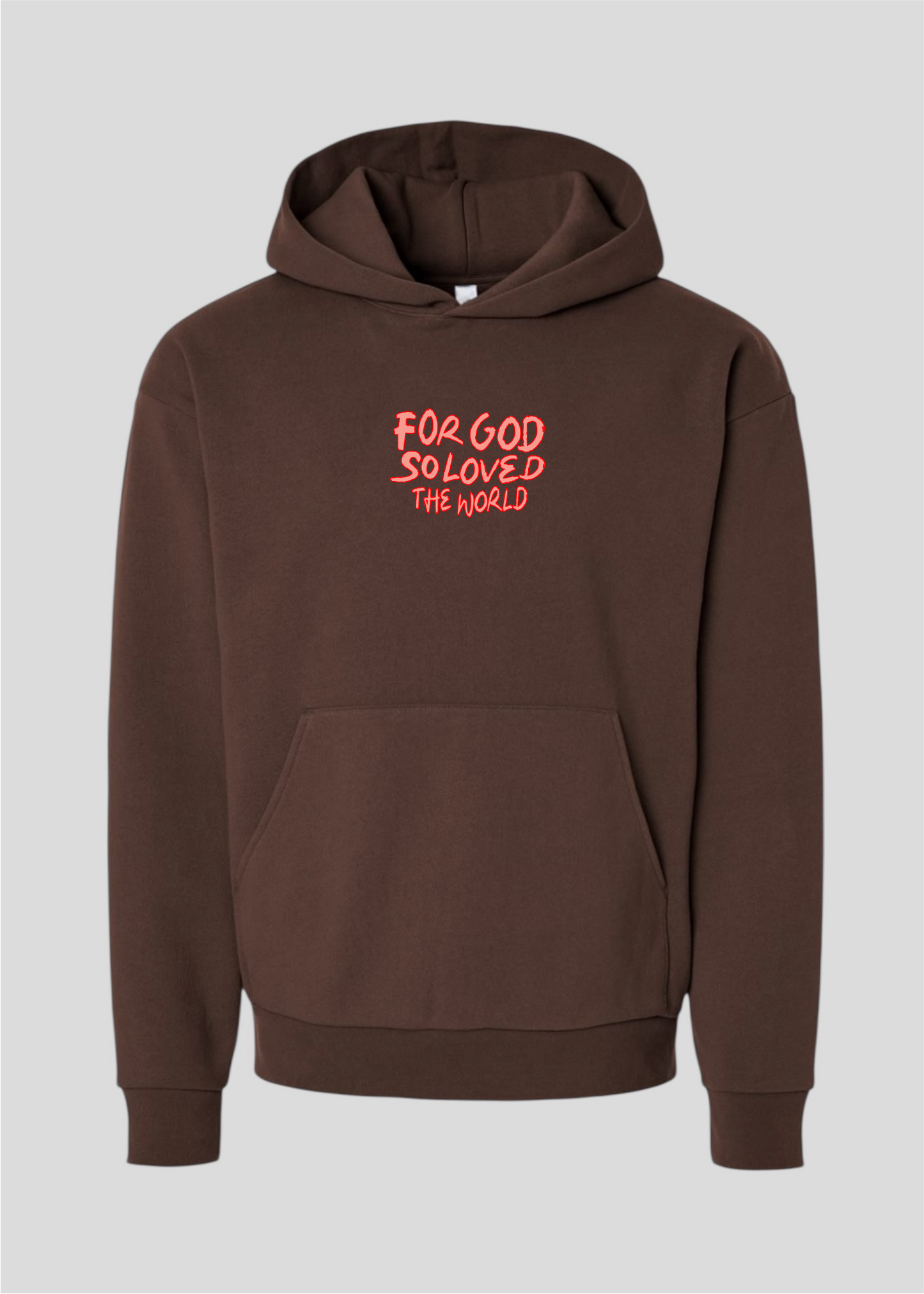 For God So Loved The World Globe Hoodie [John 3:16]