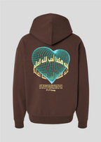 For God So Loved The World Globe Heart  Hoodie [John 3:16]