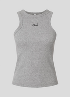 Embroidered Bride Rib Tank Top
