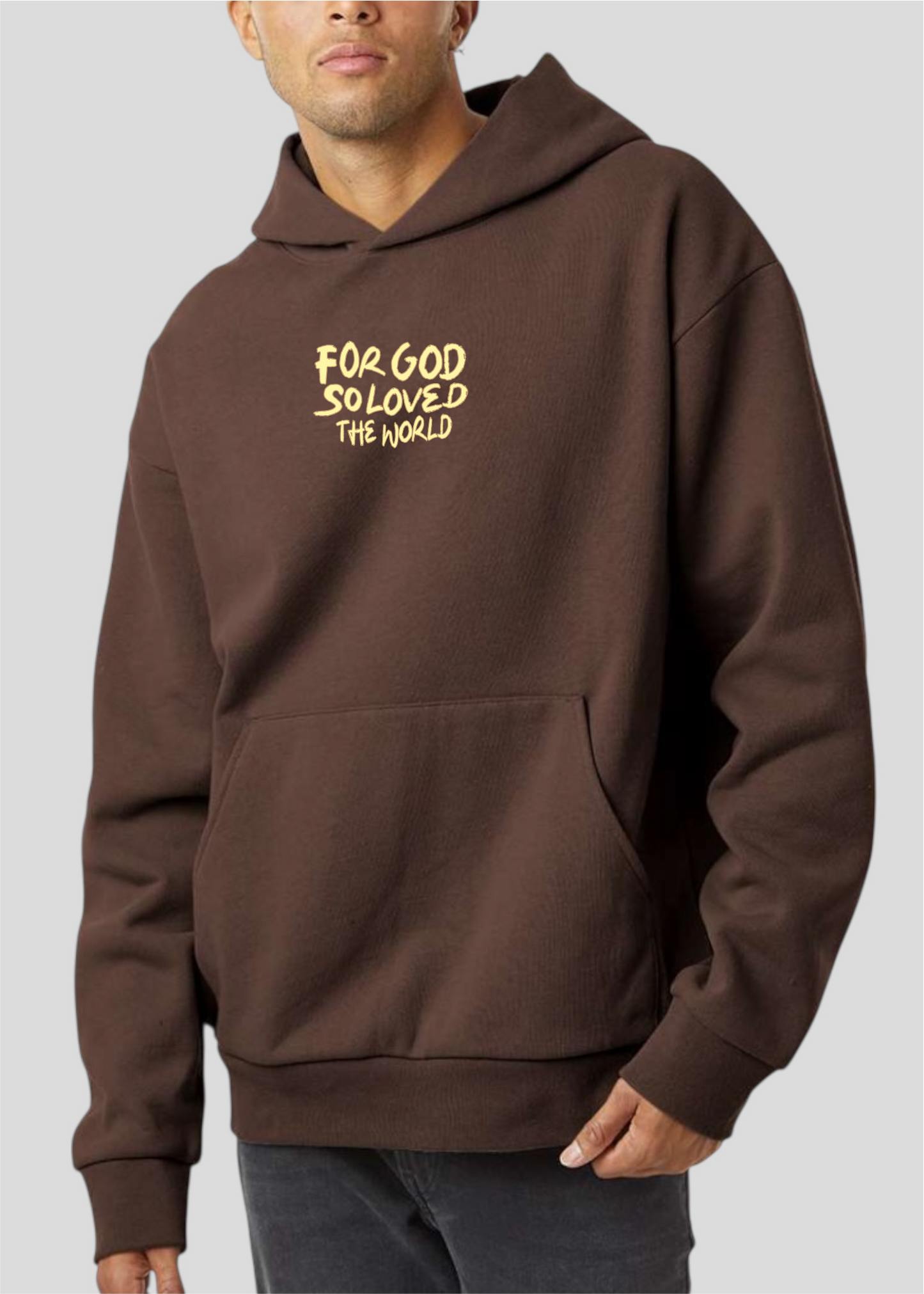 For God So Loved The World Globe Hoodie [John 3:16]