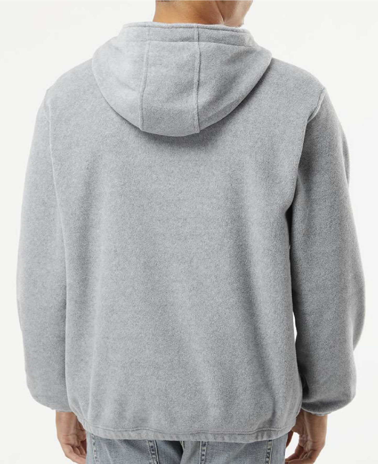 Limited Edition Embroidered Coptic Cross Quarter Zip Fleece Hoodie