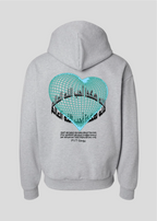 For God So Loved The World Globe Heart  Hoodie [John 3:16]