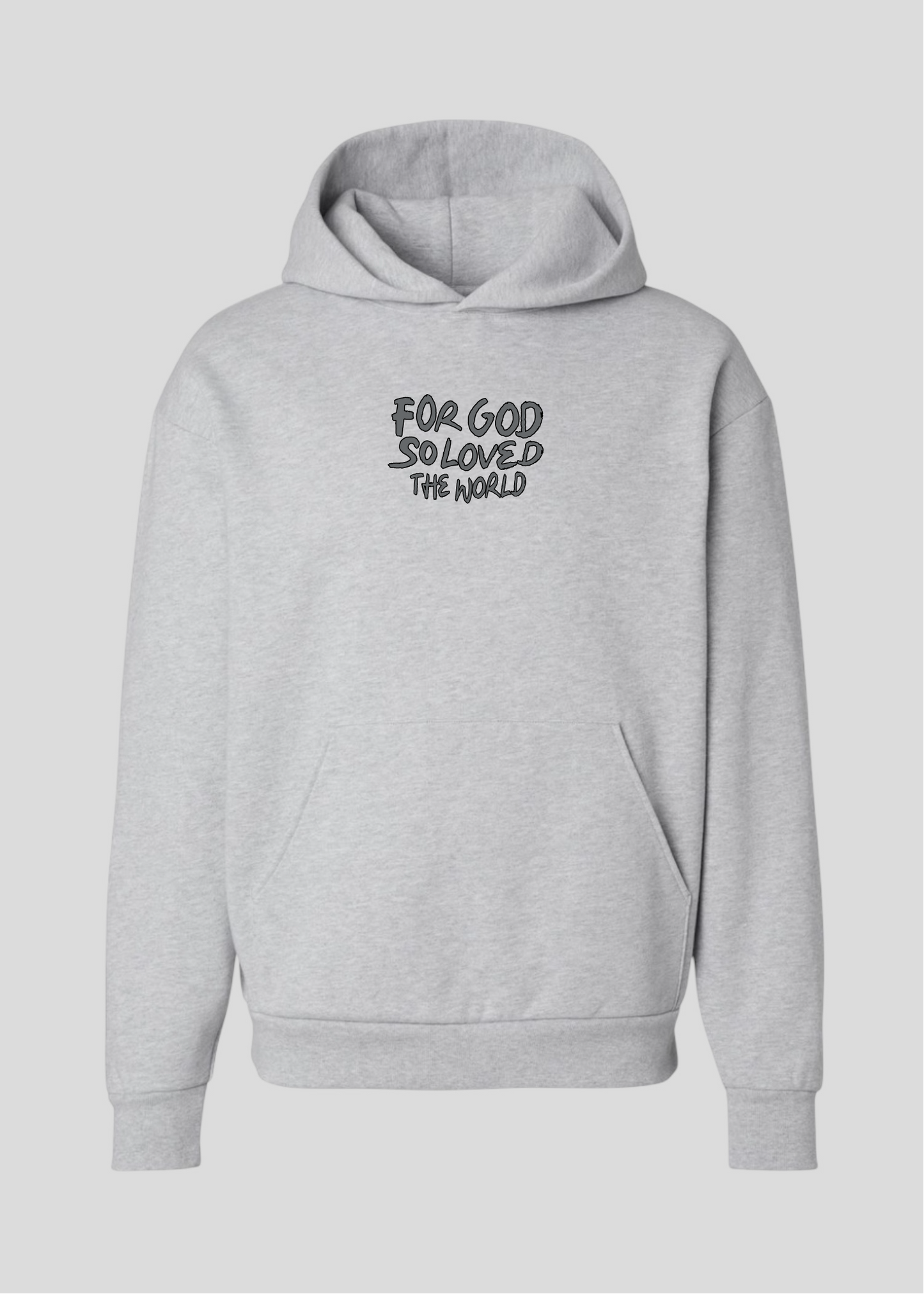 For God So Loved The World Globe Hoodie [John 3:16]