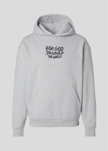 For God So Loved The World Globe Hoodie [John 3:16]