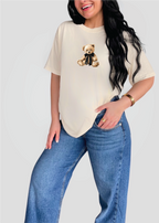Habibi Watercolor Teddy Bear Tee