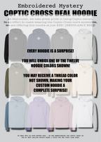 [DEAL HOODIE] Embroidered Unisex Mystery Coptic Cross Hoodie