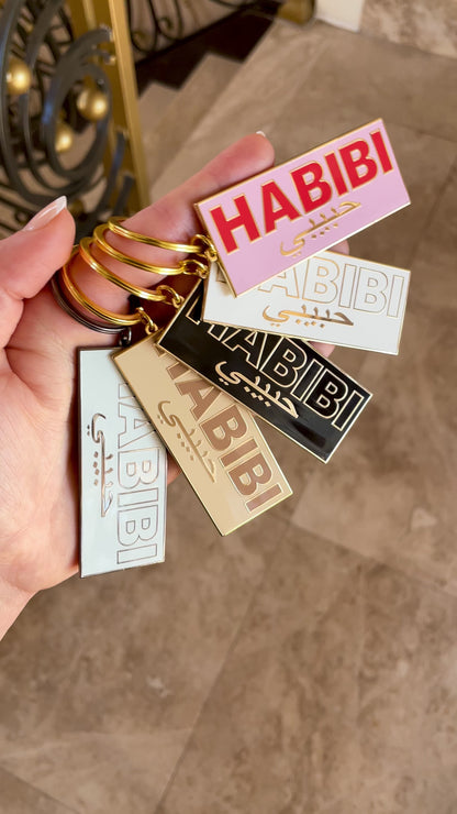 Hard Enamel Habibi Keychains