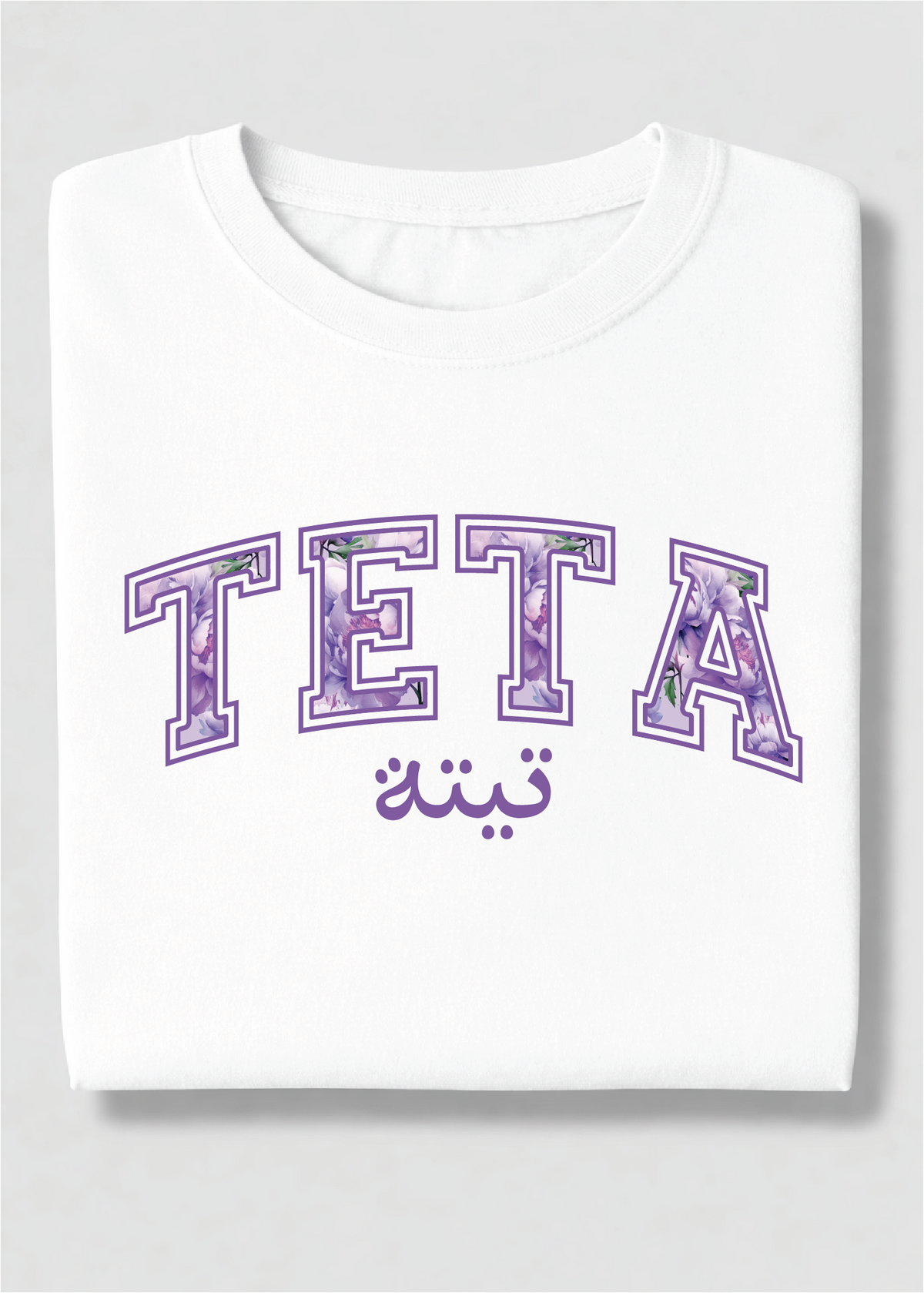 Floral Teta Tee