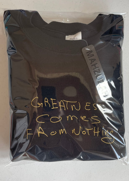 Custom Handwritten Note Embroidered Crewneck